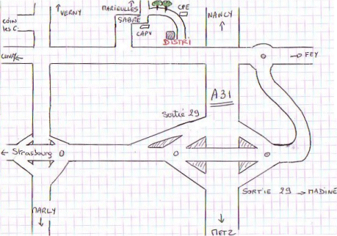 plan d'accès